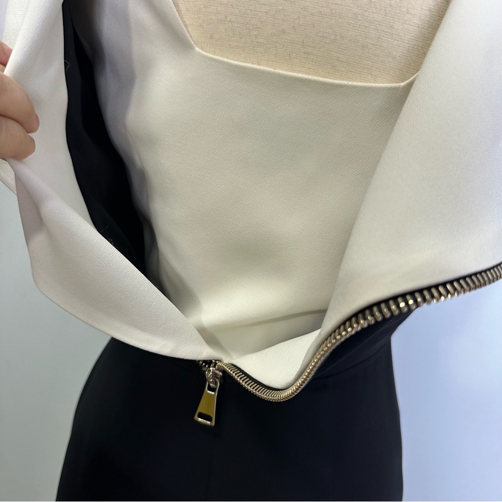 Givenchy Designer Black Exposed Asymmetrical Back… - image 6